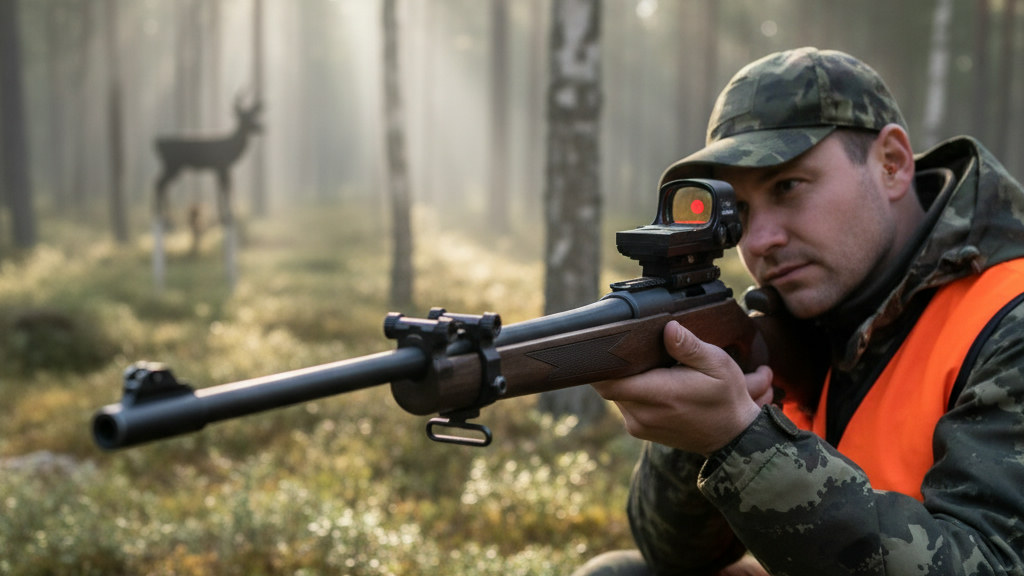 dinjagarexamen-vapen-ammunition-oppna-riktmedel-och-rodpunktsikte