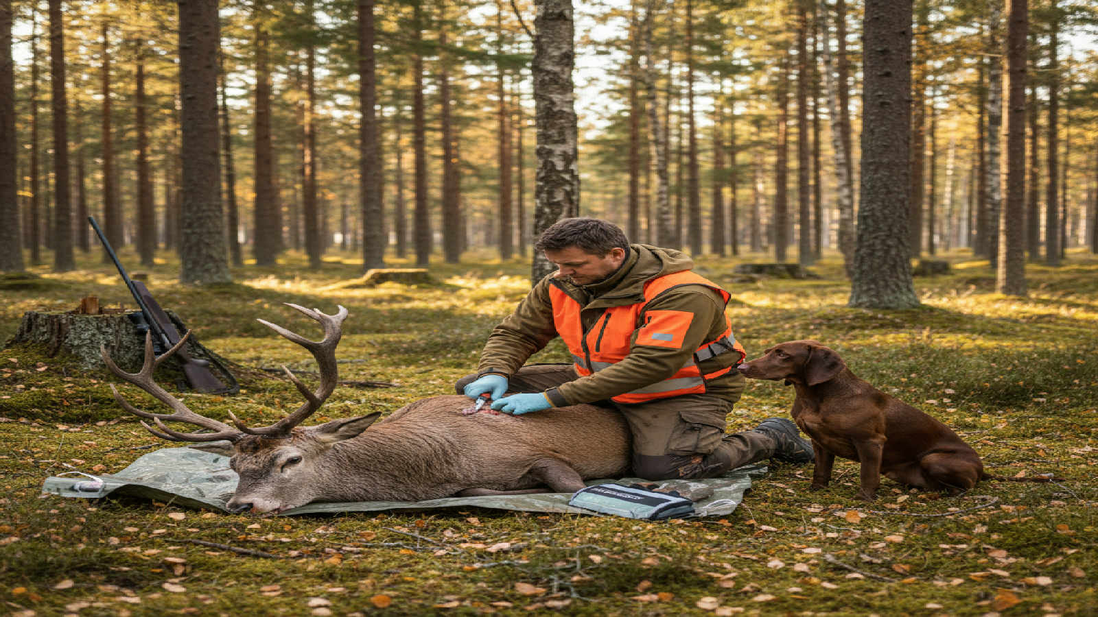 dinjagarexamen-jaktformer-vilthantering-efter-skottet